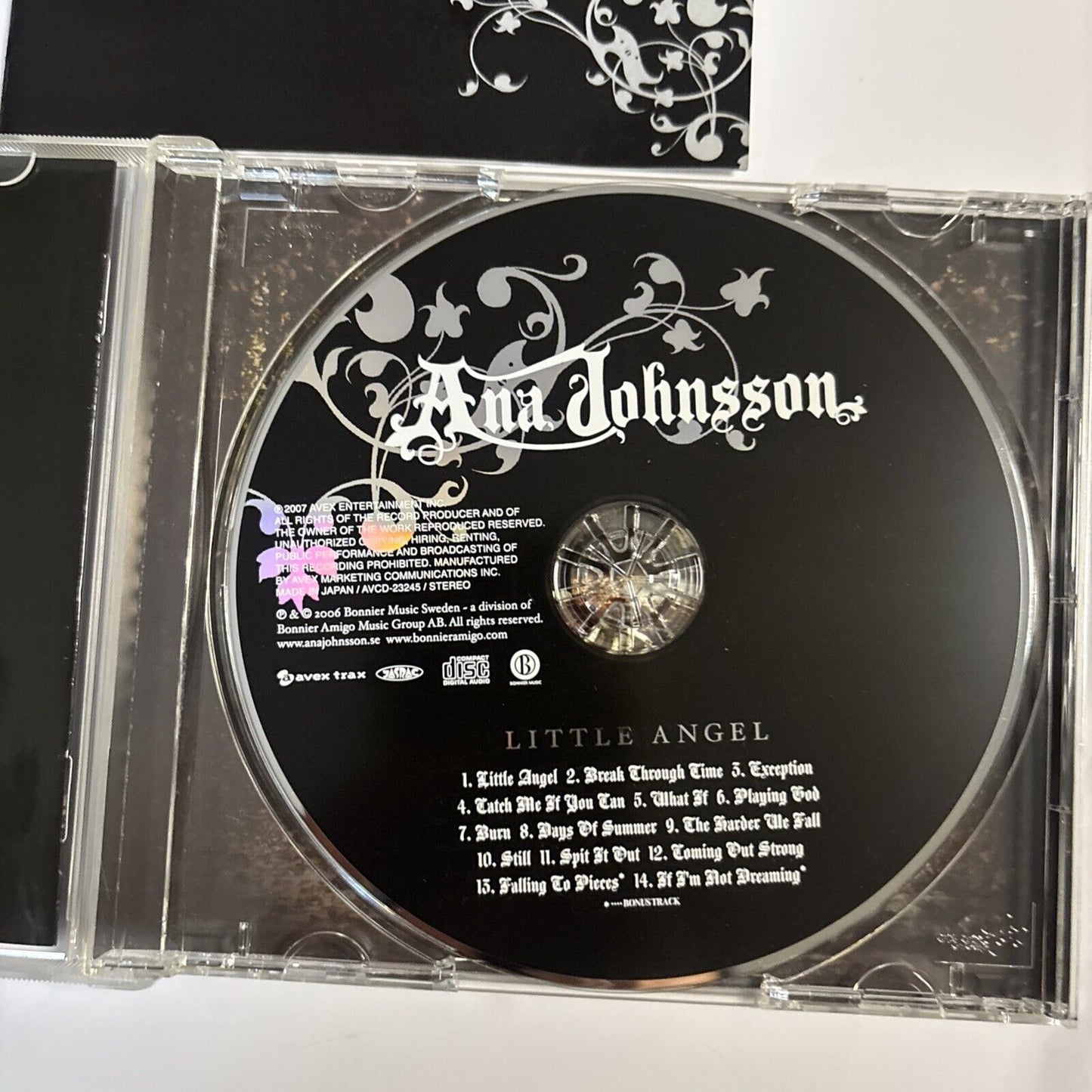 Ana Johnsson – Little Angel (CD, 2007) avcd-23245 Japan