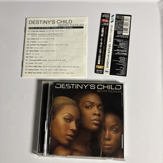 Destiny's Child – Destiny Fulfilled (CD, 2004) sicp-700 Japan obi