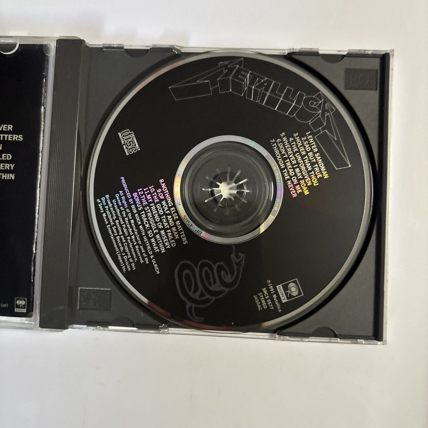 Metallica – Metallica (CD, 1991) srcs-5577 Japan obi