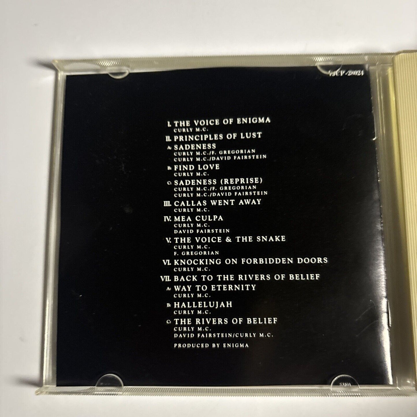 Enigma – MCMXC a.D. (CD, 1991) vjcp-28024 Japan