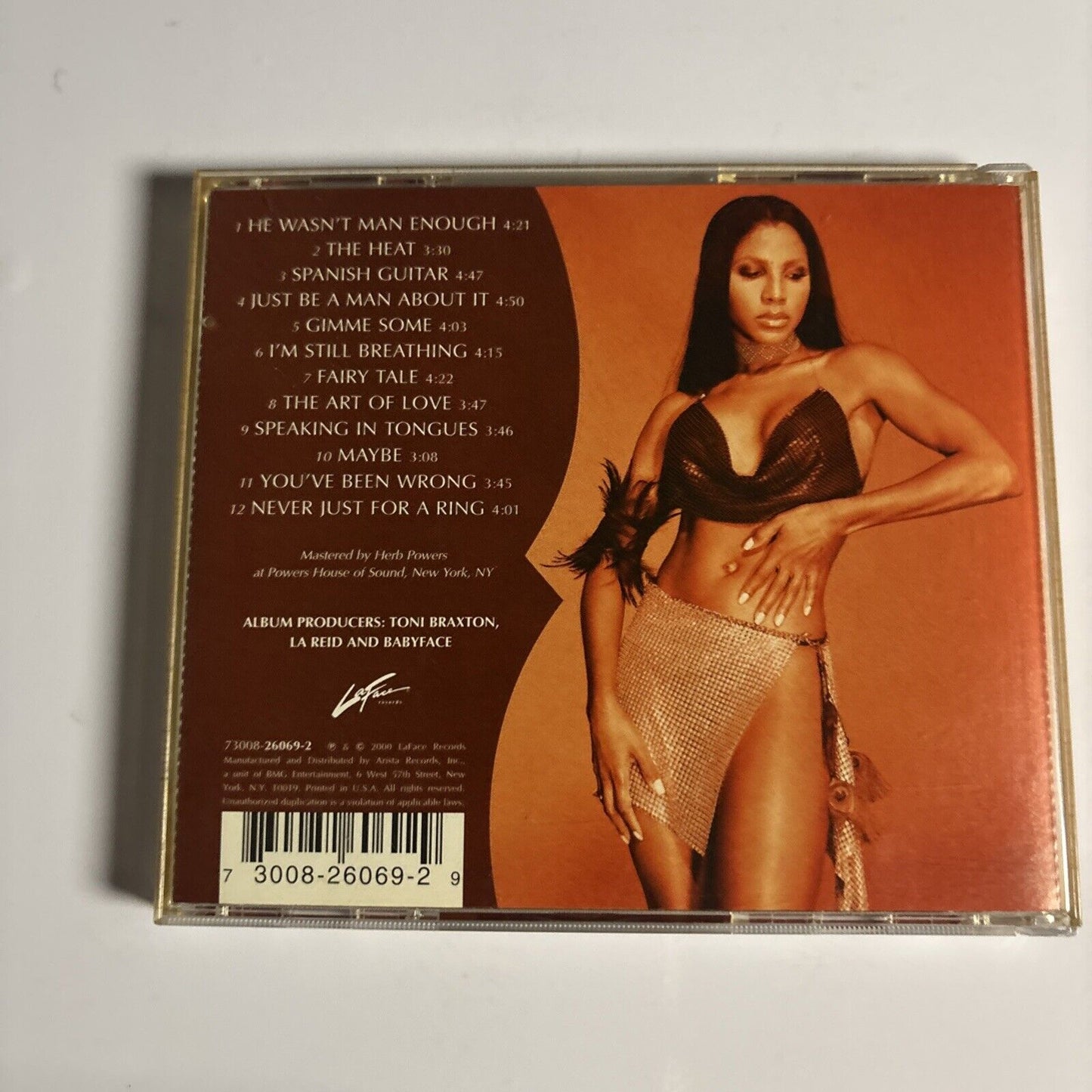 Toni Braxton – The Heat  (CD, 2000)