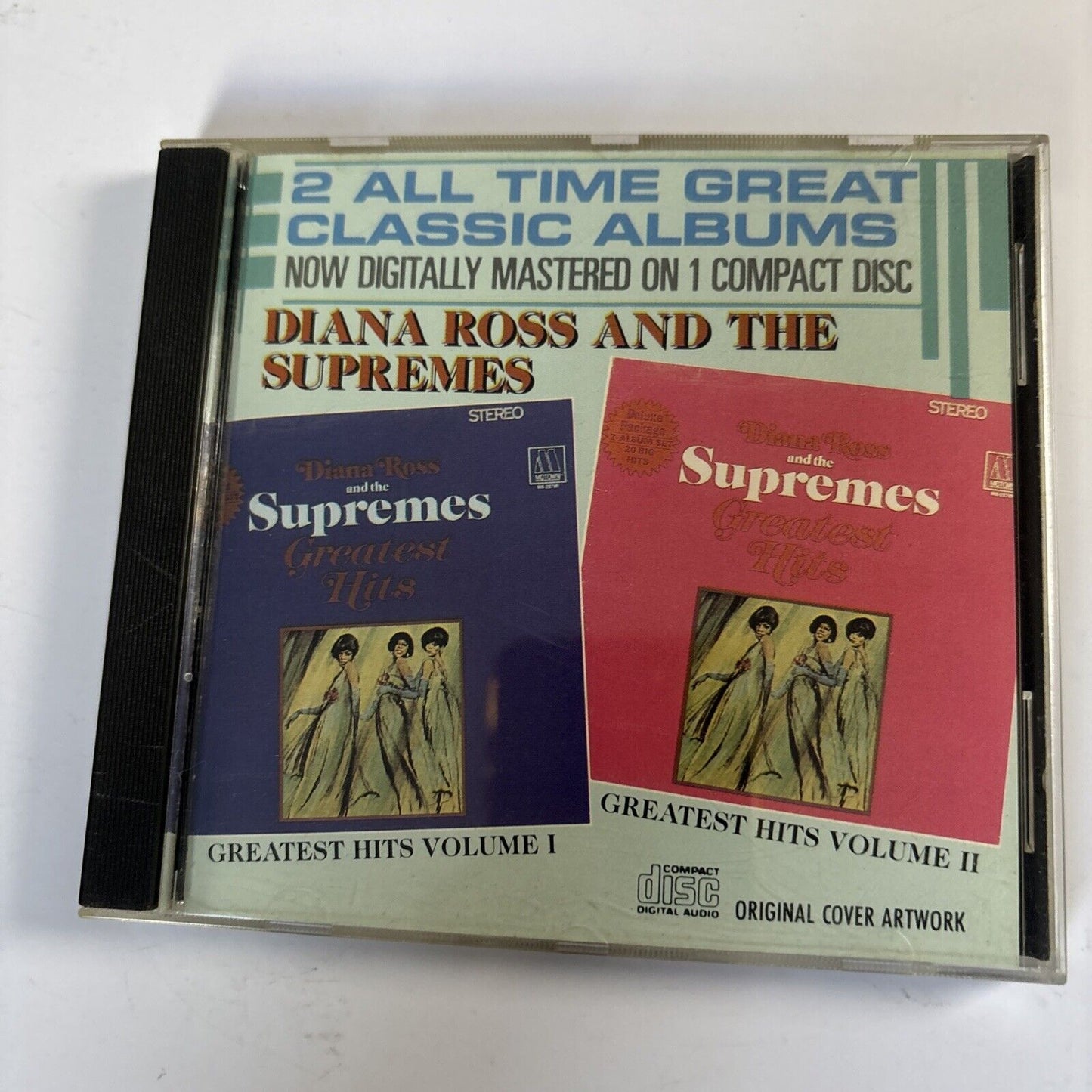 Diana Ross And The Supremes – Greatest Hits Volume I & II (CD, 1967) MCD08029MD
