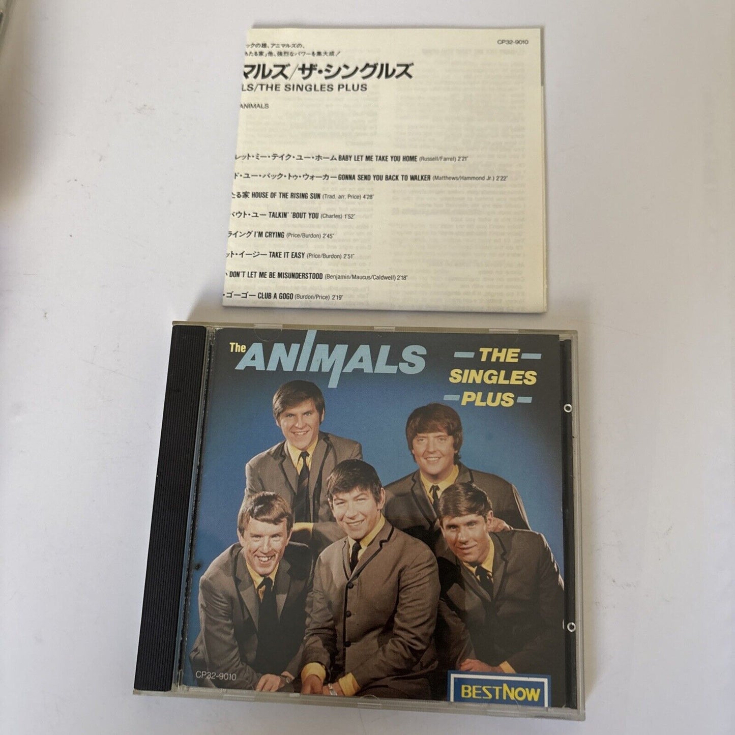 The Animals – The Singles Plus (CD, 1987) CP32-9010 Japan
