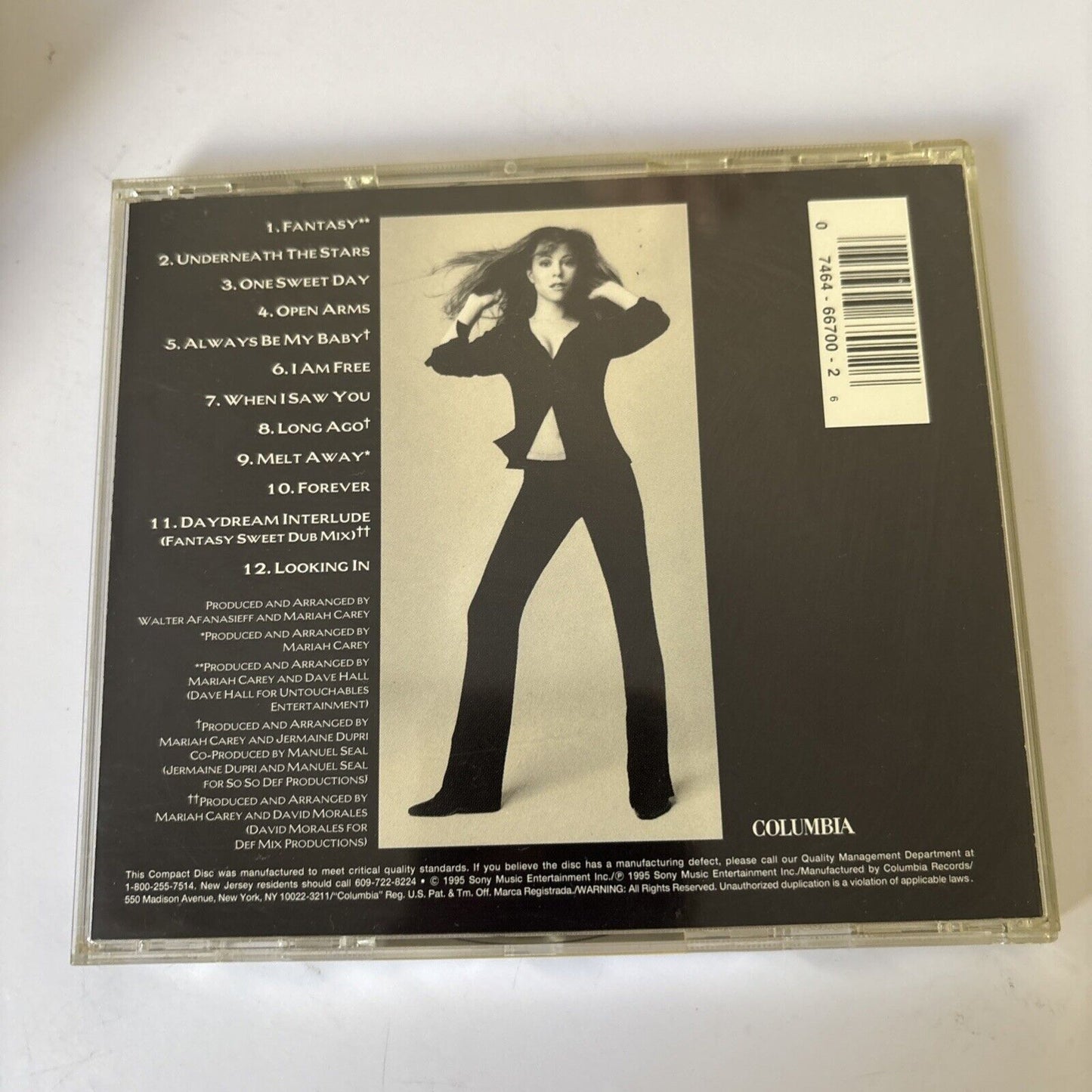 Mariah Carey – Daydream (CD, 1995) CK 66700