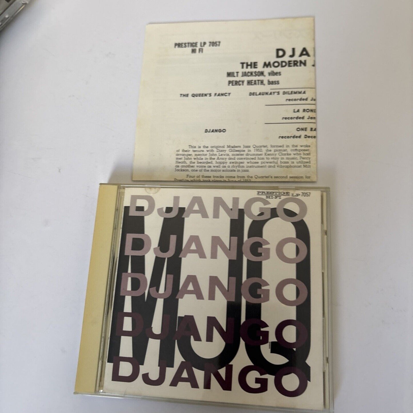 The Modern Jazz Quartet – Django (CD, 1991) vicj-23510 Japan