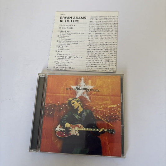 Bryan Adams – 18 Til I Die (CD, 1996) pocm-1170 Japan Bonus Track