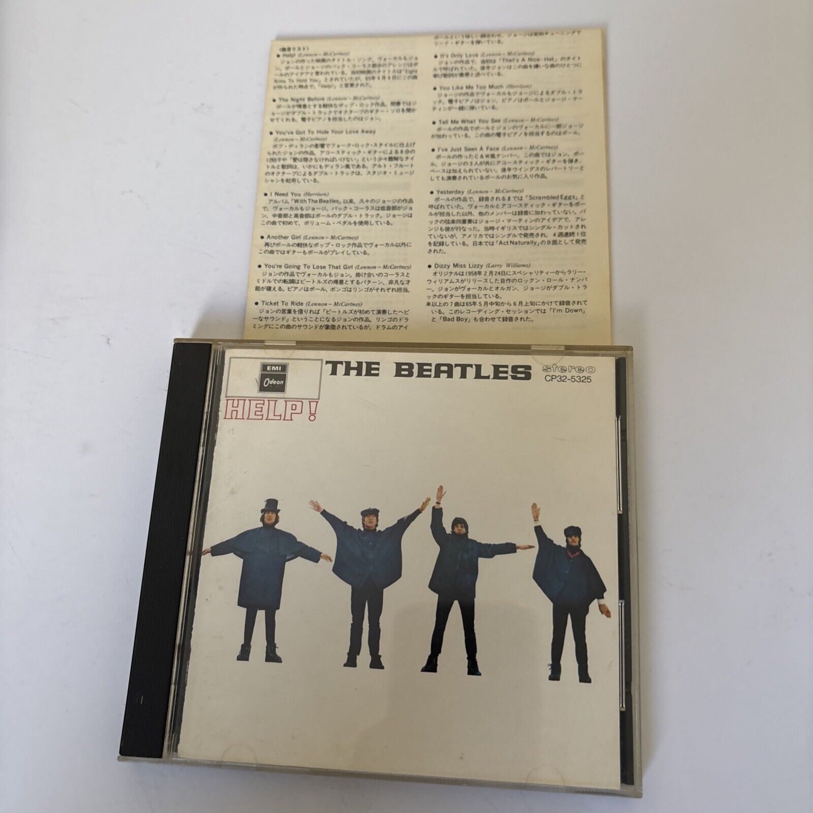 Help Cd The Beatles – Help! (CD, 1965) cp32-5325 Japan – Retro Unit