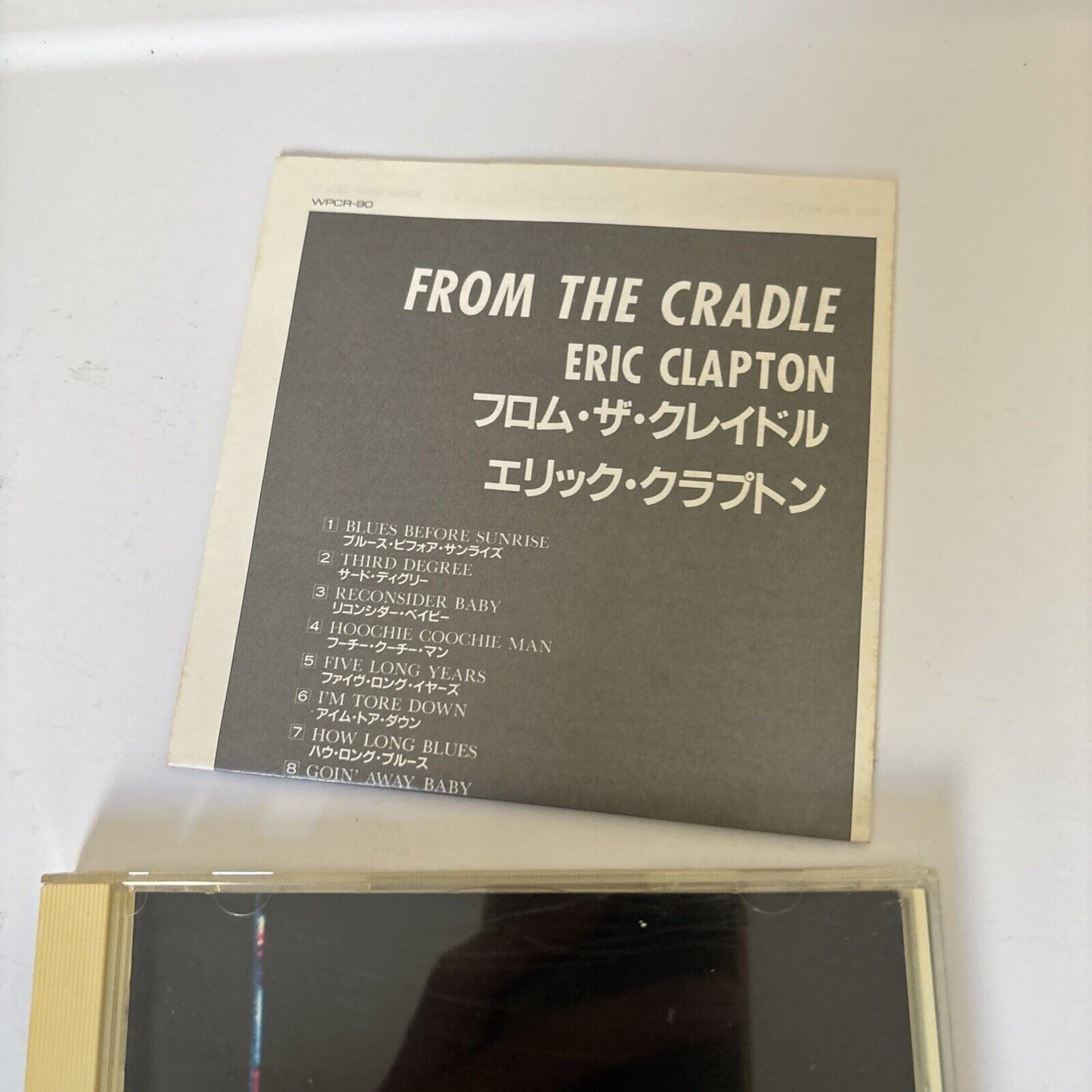 Eric Clapton – From The Cradle (CD, 1994) wpcr-90 Japan
