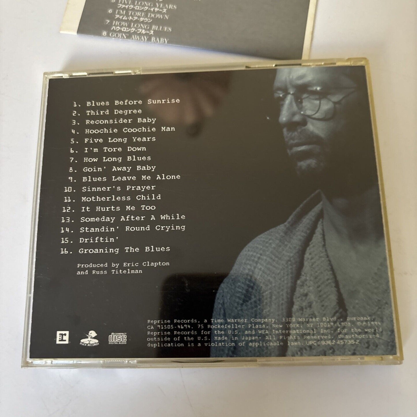 Eric Clapton – From The Cradle (CD, 1994) wpcr-90 Japan