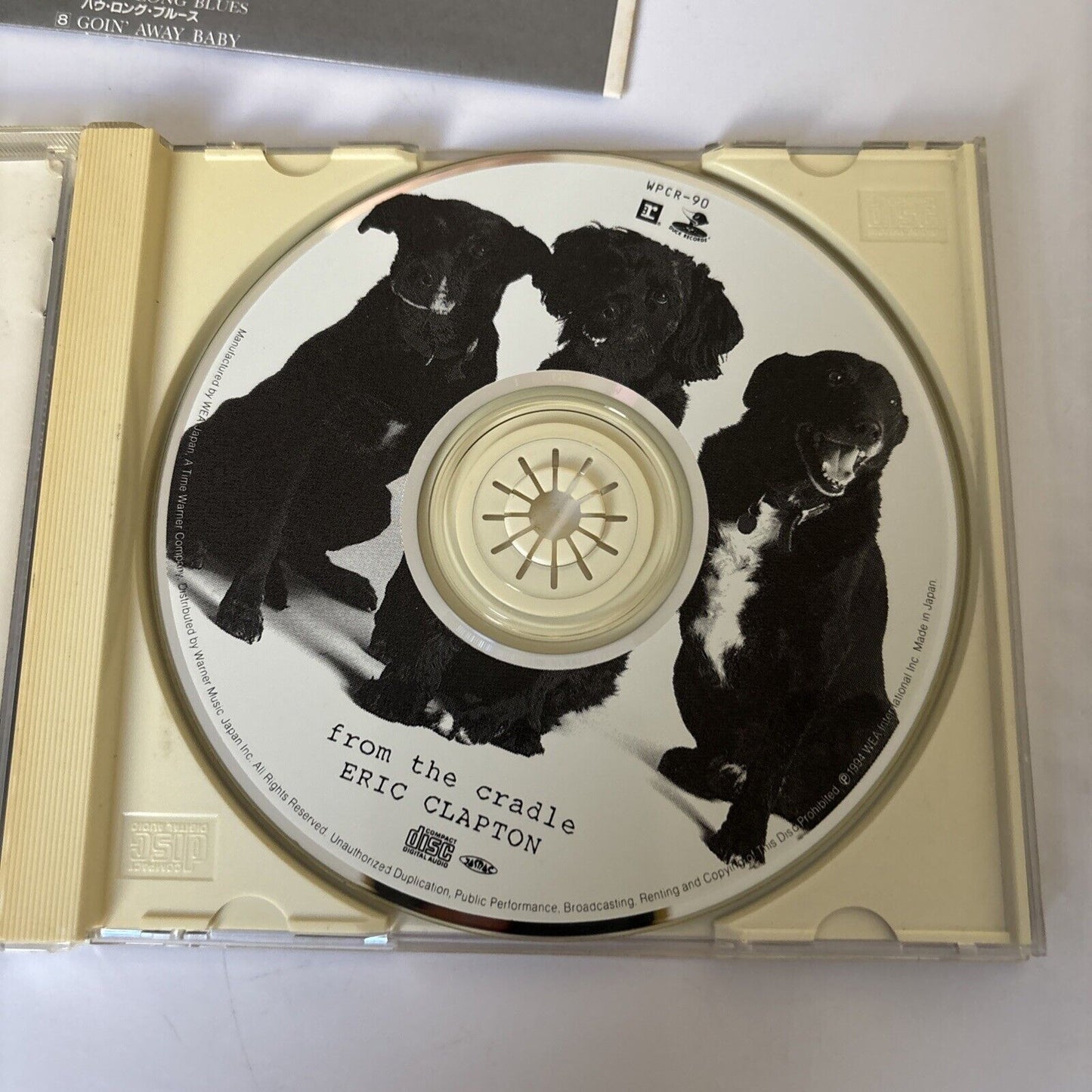 Eric Clapton – From The Cradle (CD, 1994) wpcr-90 Japan