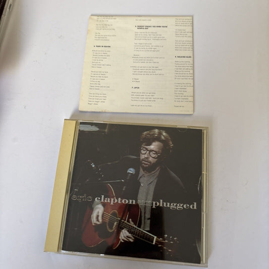 Eric Clapton – Unplugged (CD, 1992) wpcp-4950 Japan