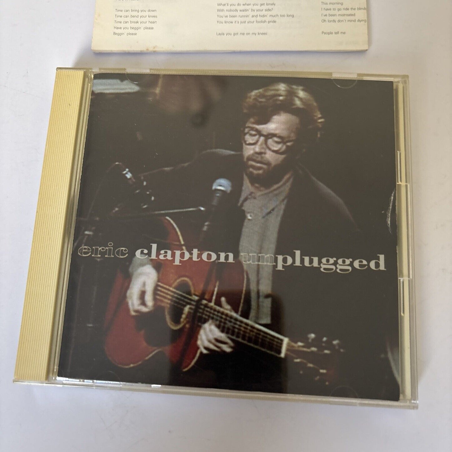 Eric Clapton – Unplugged (CD, 1992) wpcp-4950 Japan