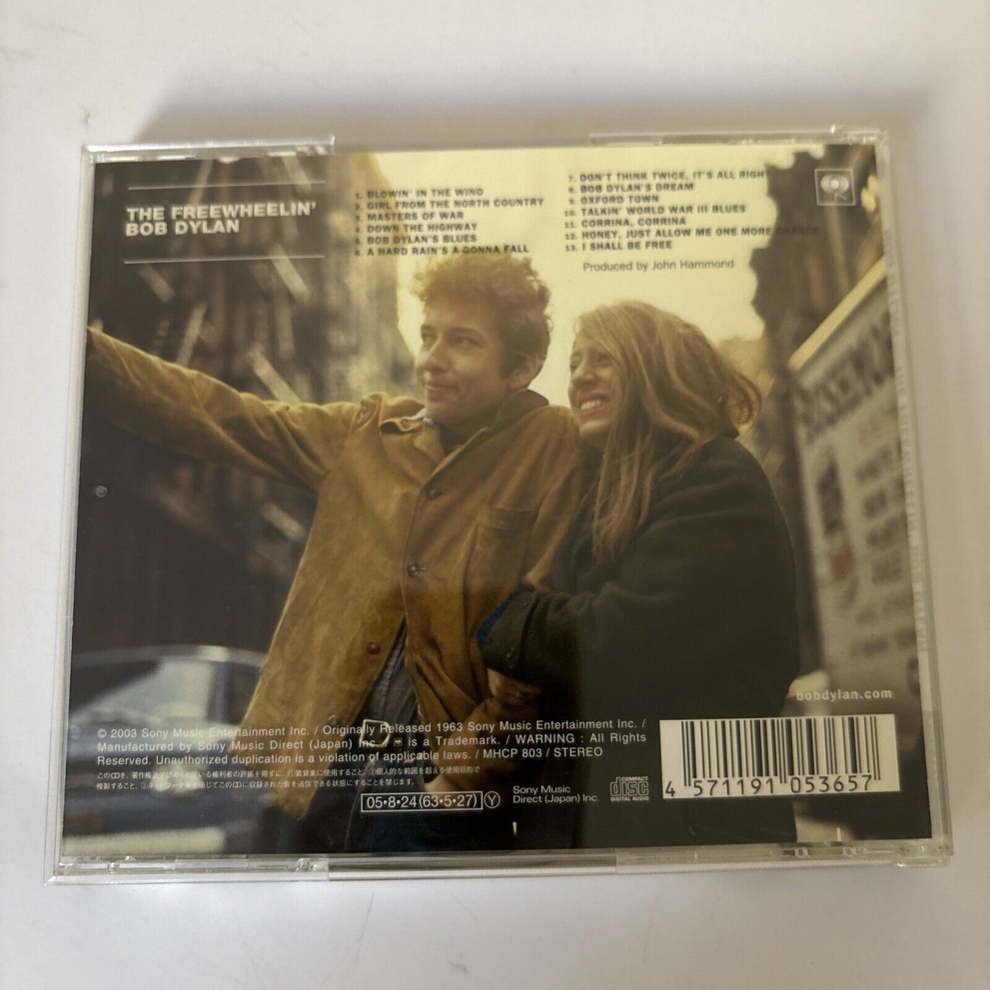 Bob Dylan – The Freewheelin' Bob Dylan (CD, 2015) sicp-4707 Japan
