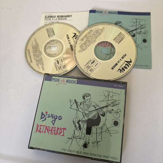Django Reinhardt – Pêche à La Mouche (CD, 1991, 2-Disc) pocj-2068-9 Japan
