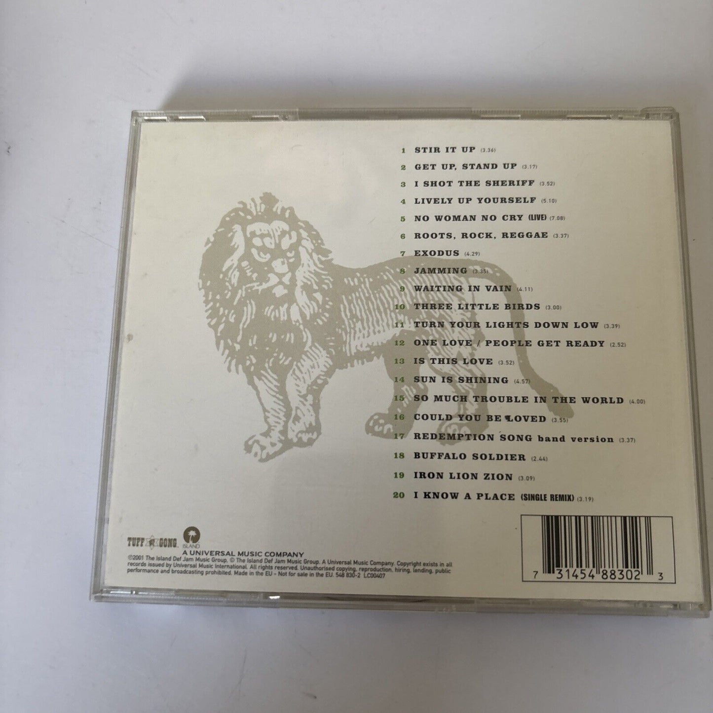 One Love: The Very Best Of Bob Marley & The Wailers (CD, 2001) 548 830-2