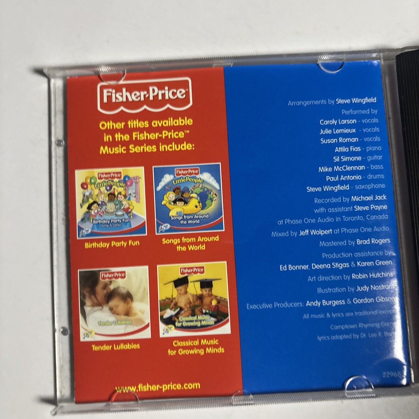 Fisher-Price & Little Price – Songs & Games for the Road (CD, 2002)