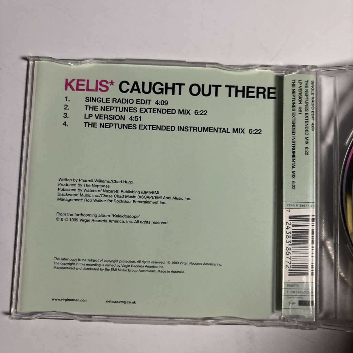 Kelis – Caught Out There (CD, 1999)