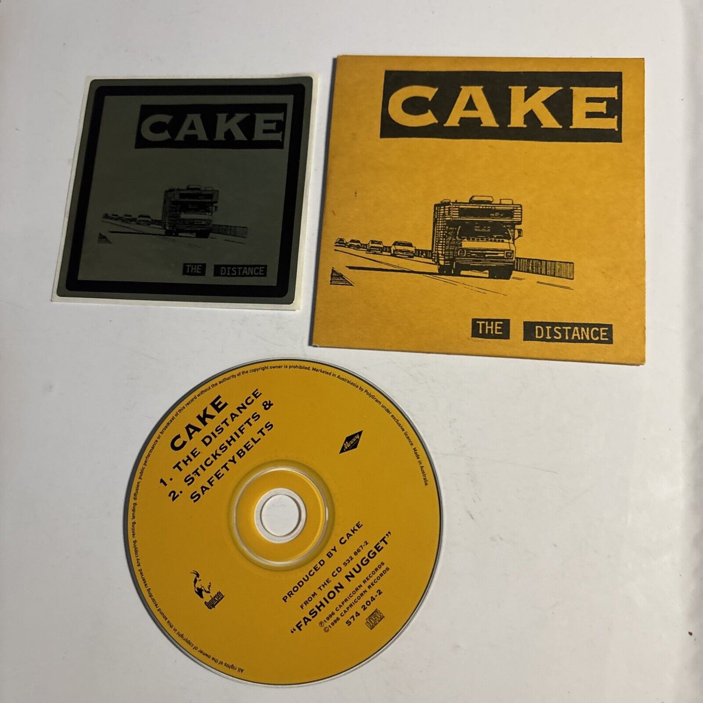 Cake – The Distance (CD, 1997) 574 221-2