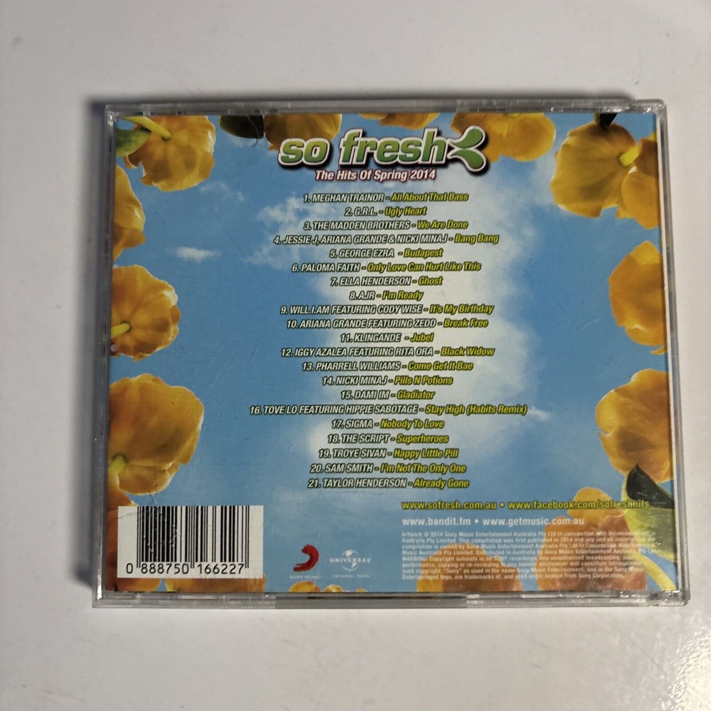 So Fresh: The Hits of Spring 2014 (CD, 2014)