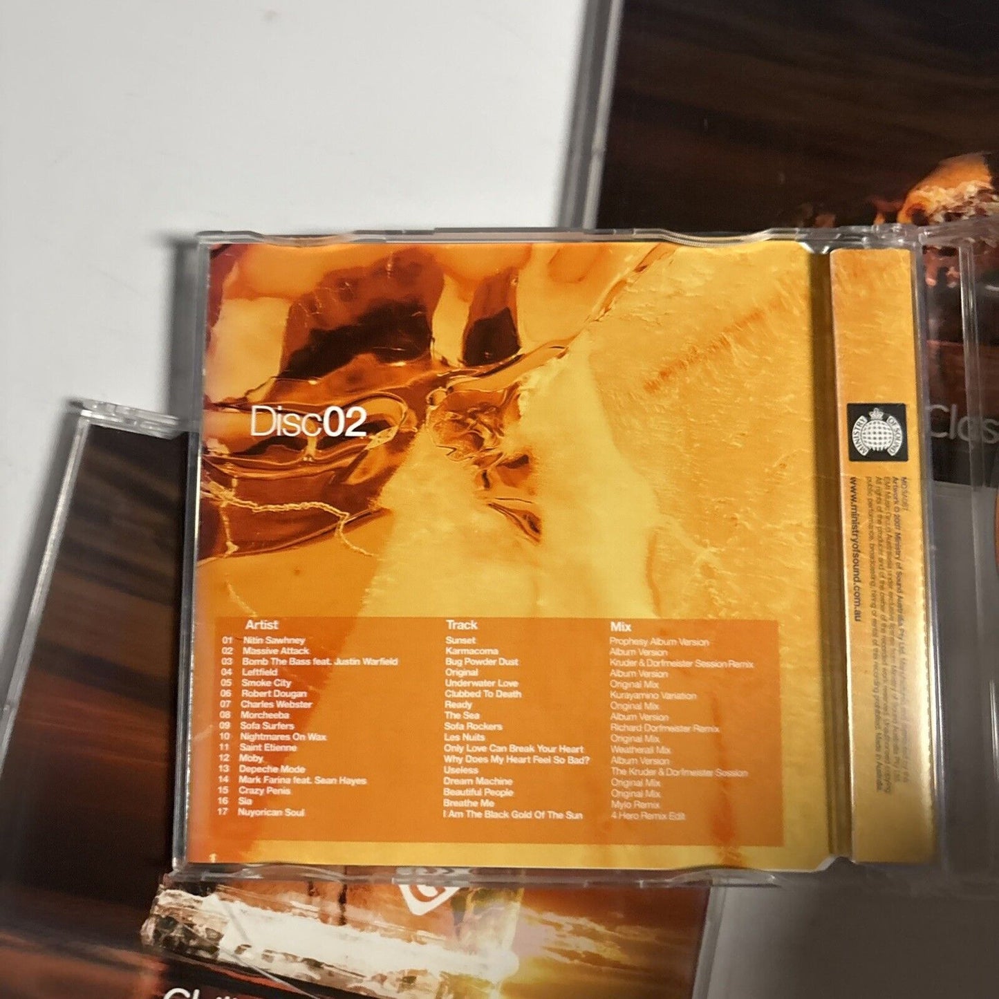 Ministry Of Sound - Chillout Classics (CD, 2007, 3-Disc) mosa067