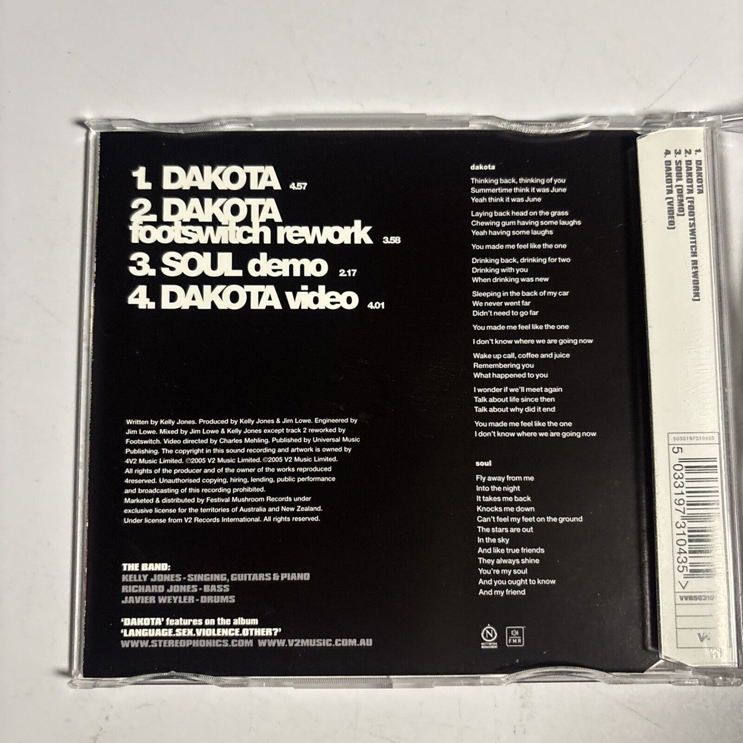 Stereophonics – Dakota (CD, 2005) VVR5031043