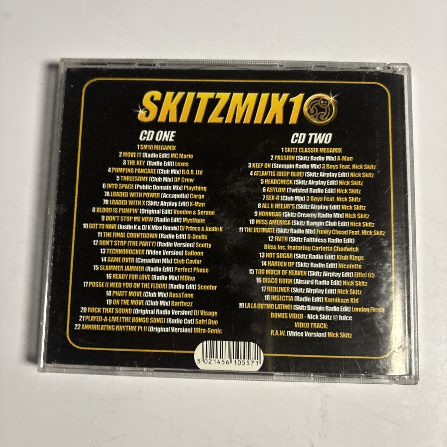 Nick Skitz – Skitzmix 10 (CD, 2001, 2-Disc) CSR CD 5157