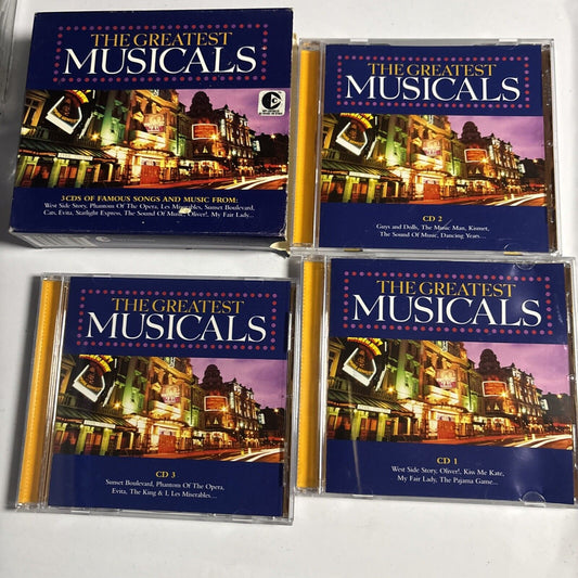The Greatest Musicals EMI Gold (CD, 2003, 3-Disc)