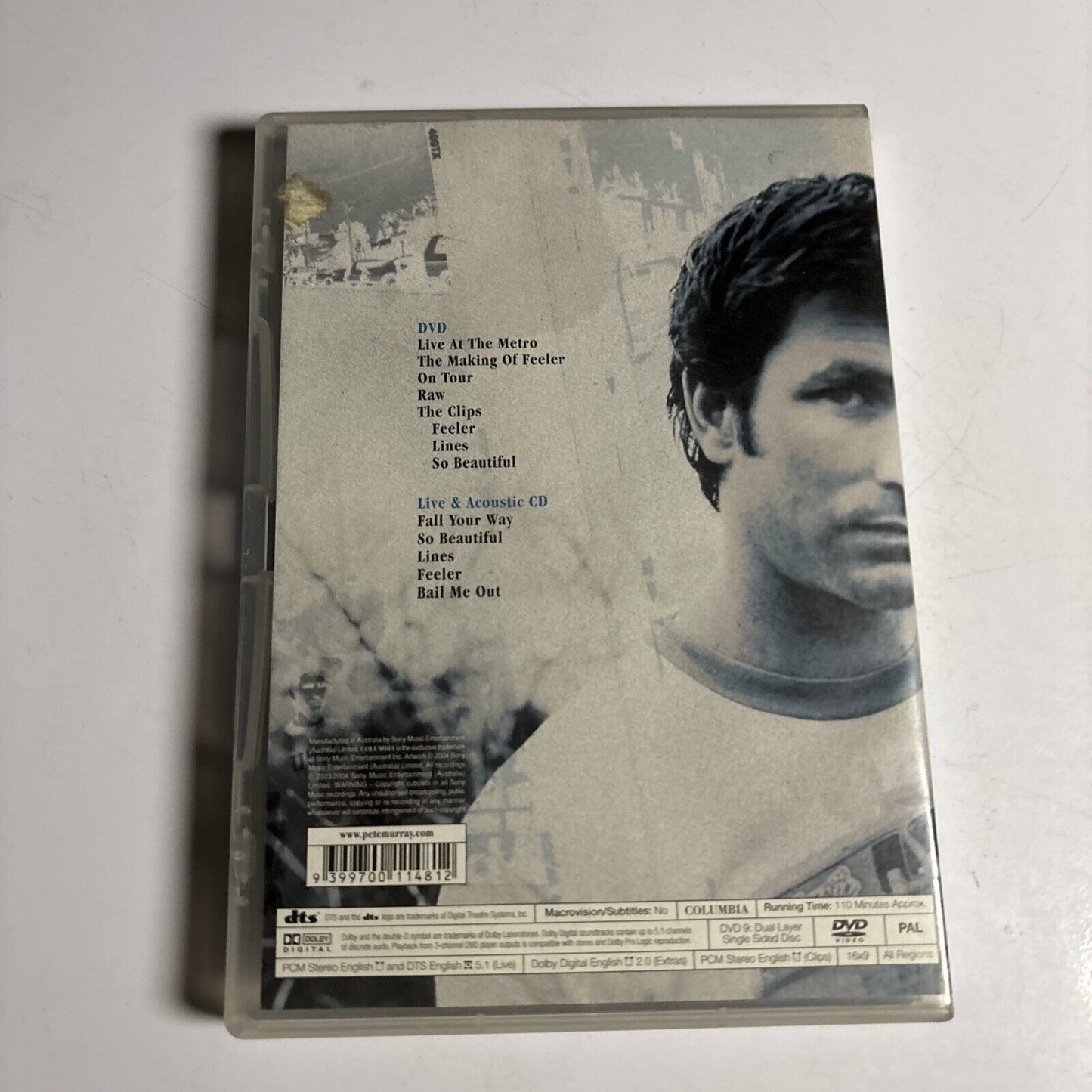 Pete Murray - Passing Time (DVD + CD, 2004, 2-Disc) All Regions