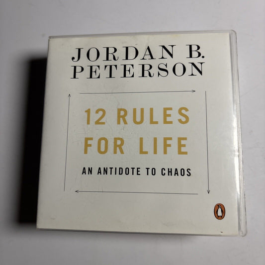 12 Rules for Life by Jordan B. Peterson (Audio CD, 2018) *Missing One Disc*