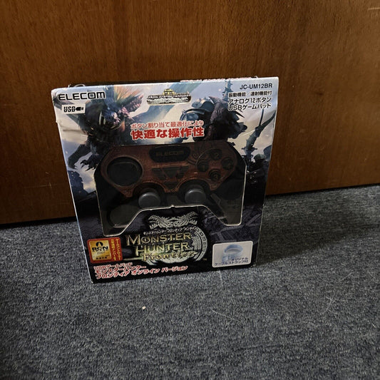 Monster Hunter Frontier Gamepad Joystick PC USB 2007 JC-UM12BR *Never Used*
