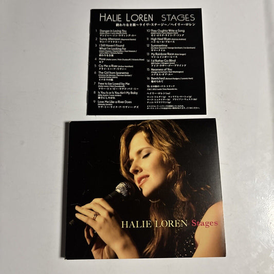 Halie Loren � Stages (CD, 2012) vicj-61679 Japan Digipak