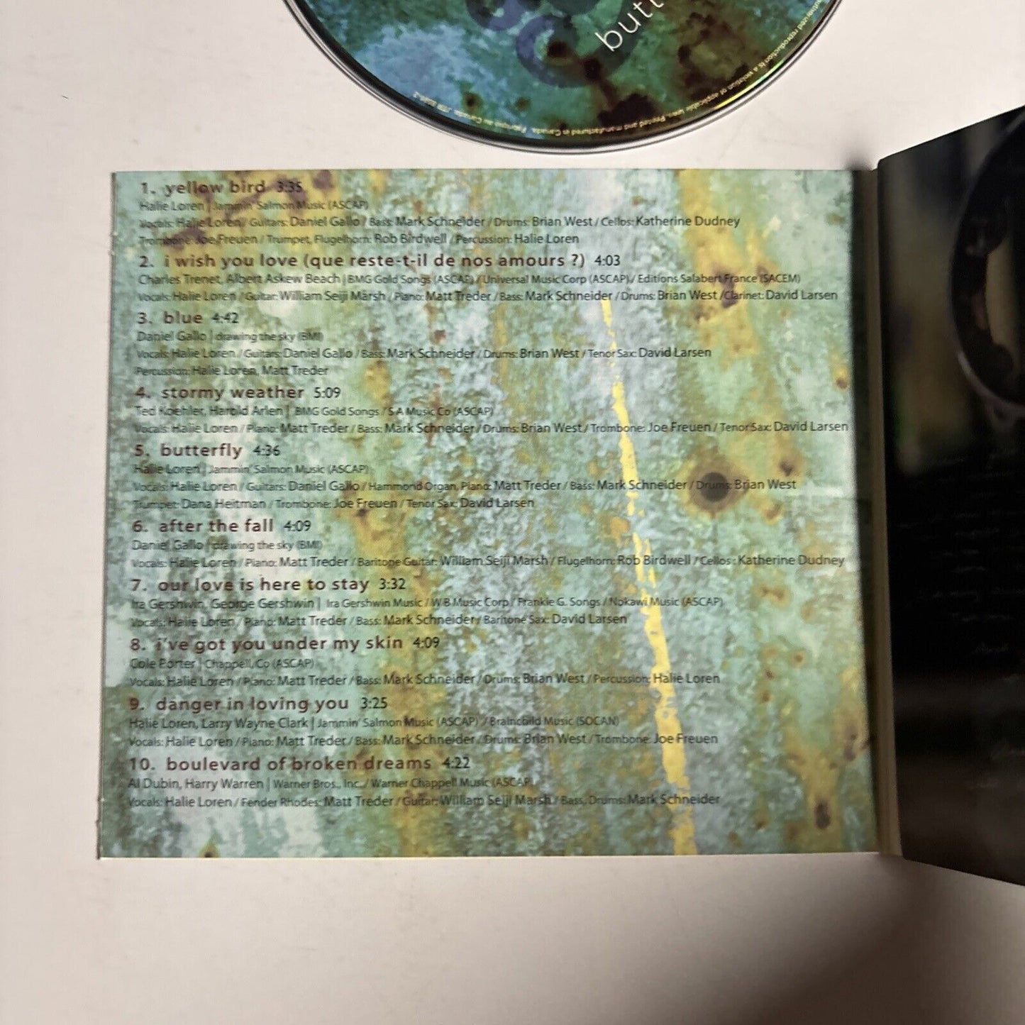 Halie Loren � Butterfly Blue (CD, 2015) JTR 8591-2  Digipak