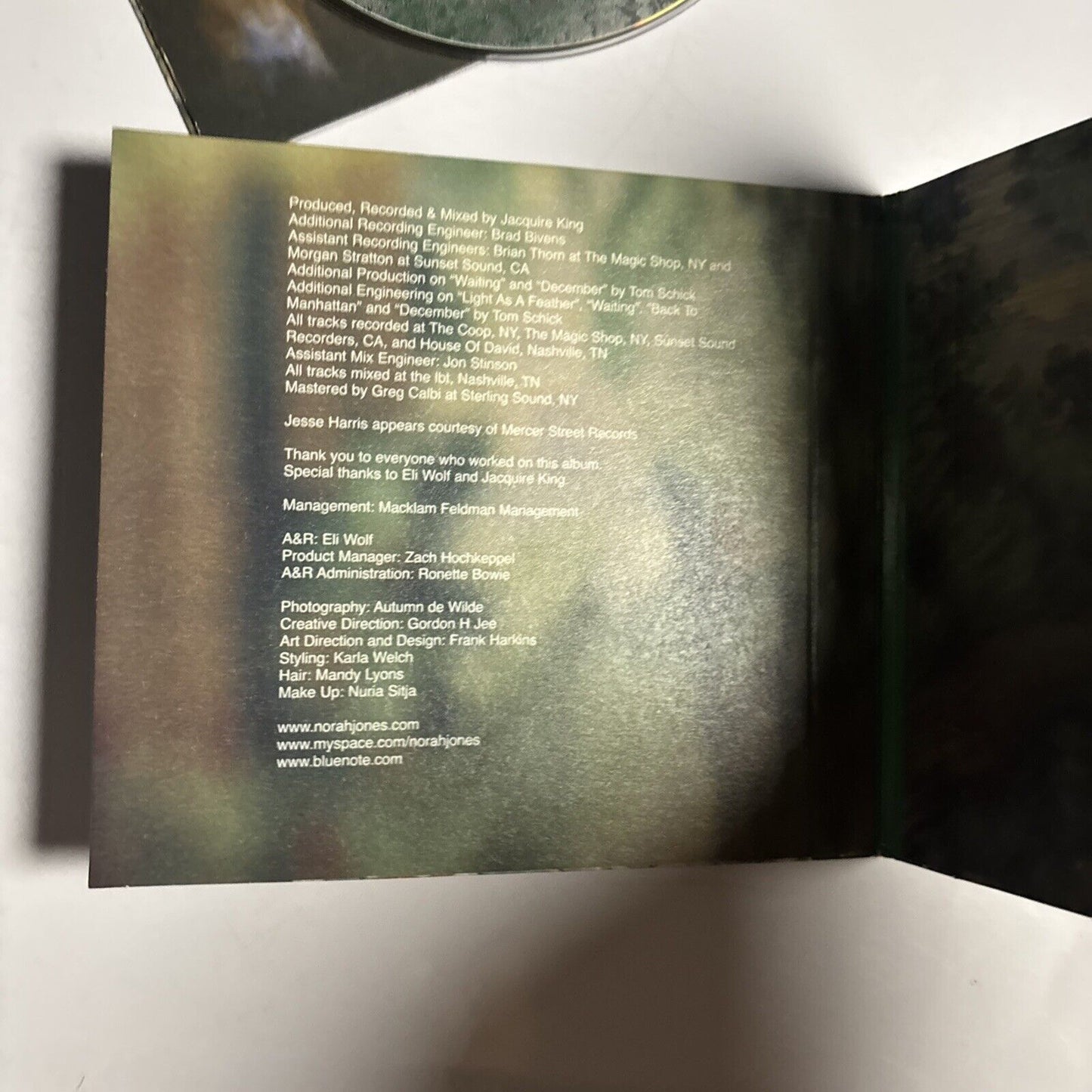 Norah Jones � The Fall (CD, 2009) Gatefold