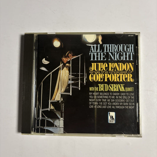 Julie London With The Bud Shank Quintet � All Through The Night (CD, 1990) Japan