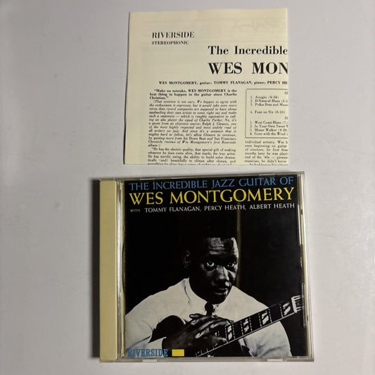 The Incredible Jazz Guitar Of Wes Montgomery (CD, 1991) vicj-23525 Japan