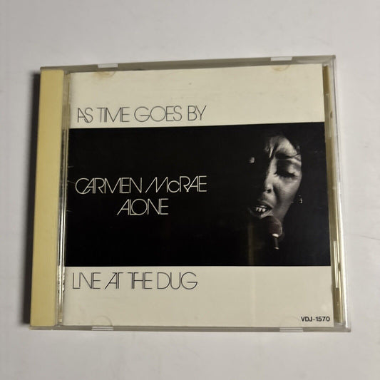 Carmen McRae � As Time Goes By / Carmen McRae Alone / Live At The Dug CD Japan