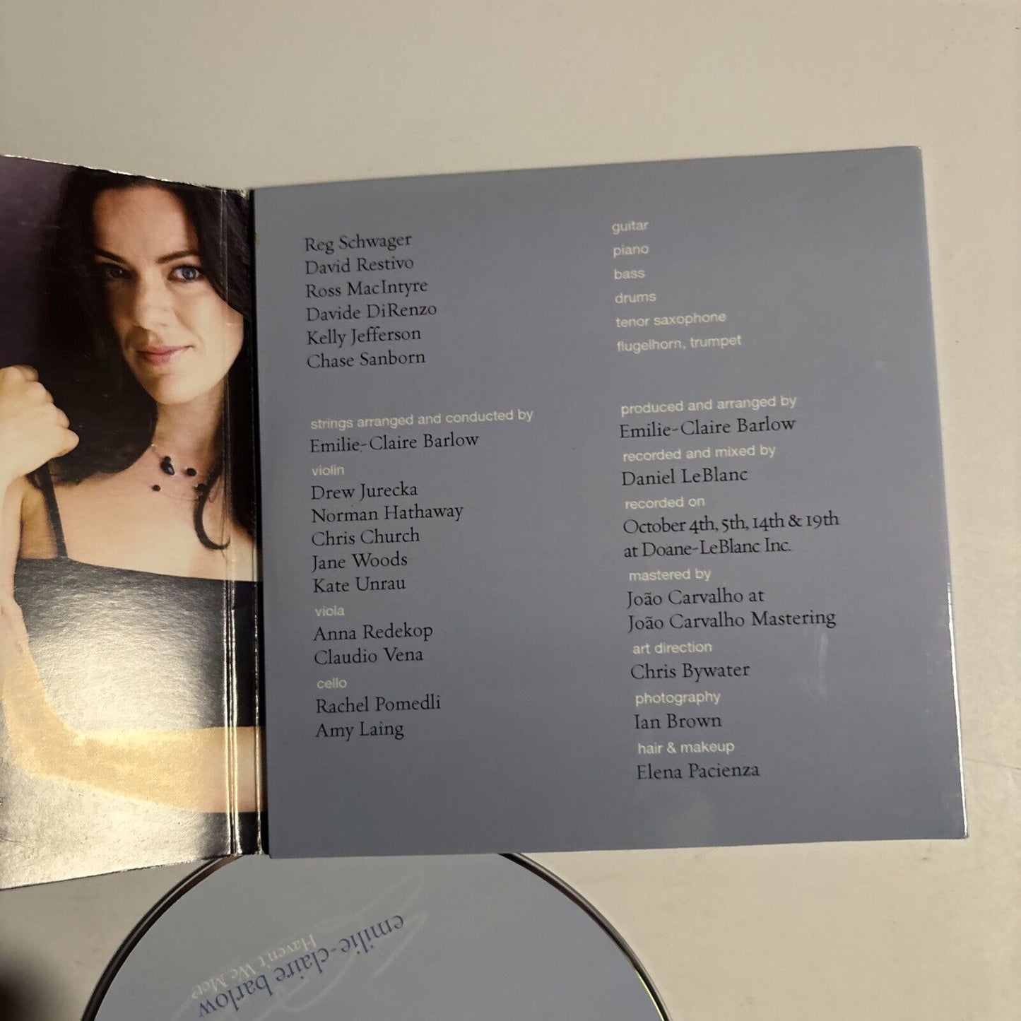 Emilie-Claire Barlow – Haven't We Met (CD, 2009) EMG 444  Gatefold