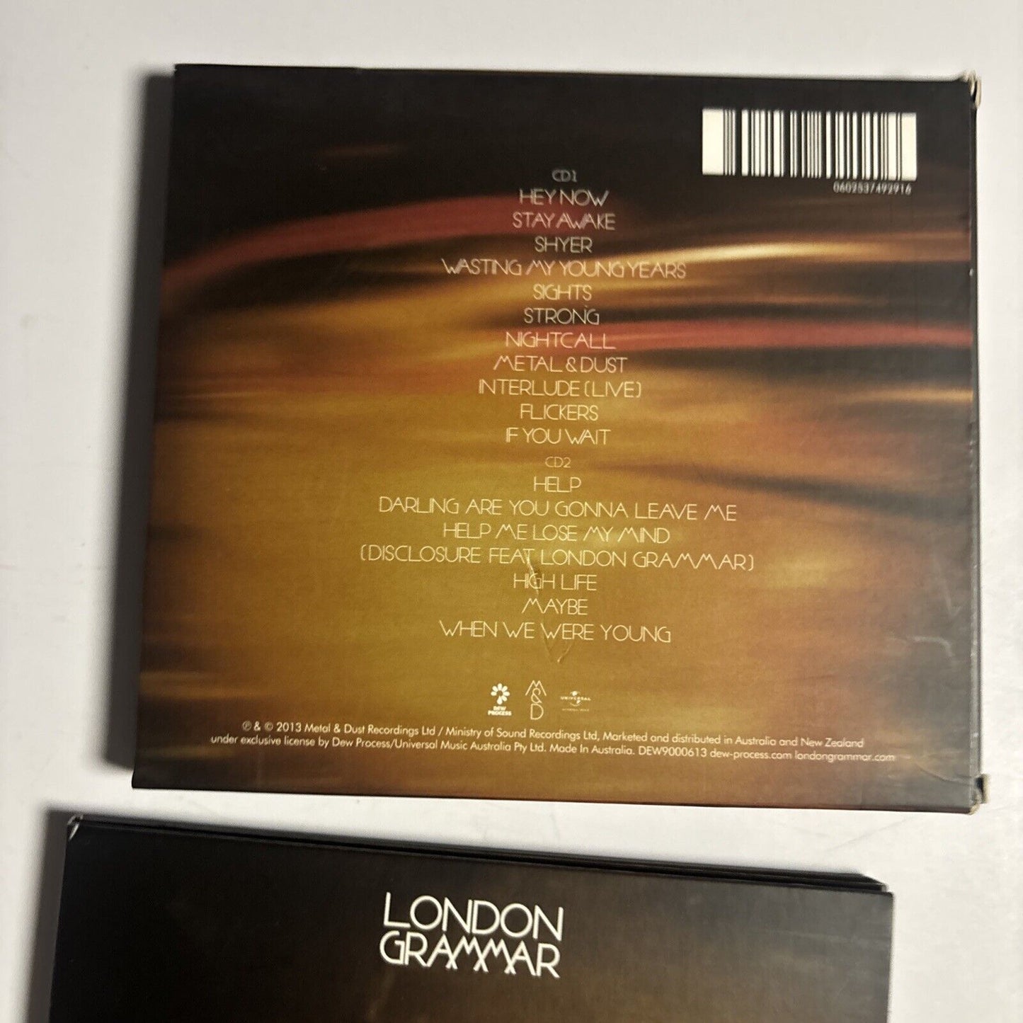 London Grammar – If You Wait [Deluxe Edition] (CD, 2013, 2-Disc) Digipak