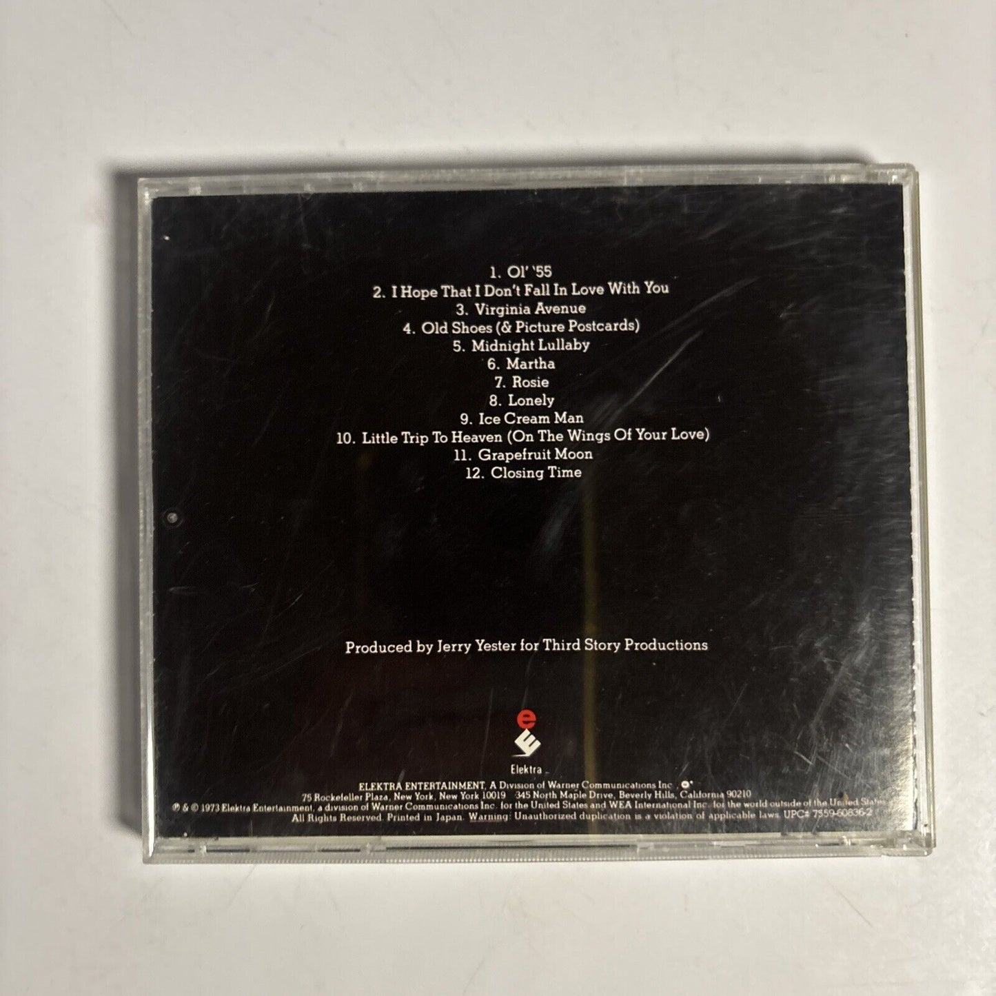 Tom Waits – Closing Time (CD, 2005) wpcr-349 Japan