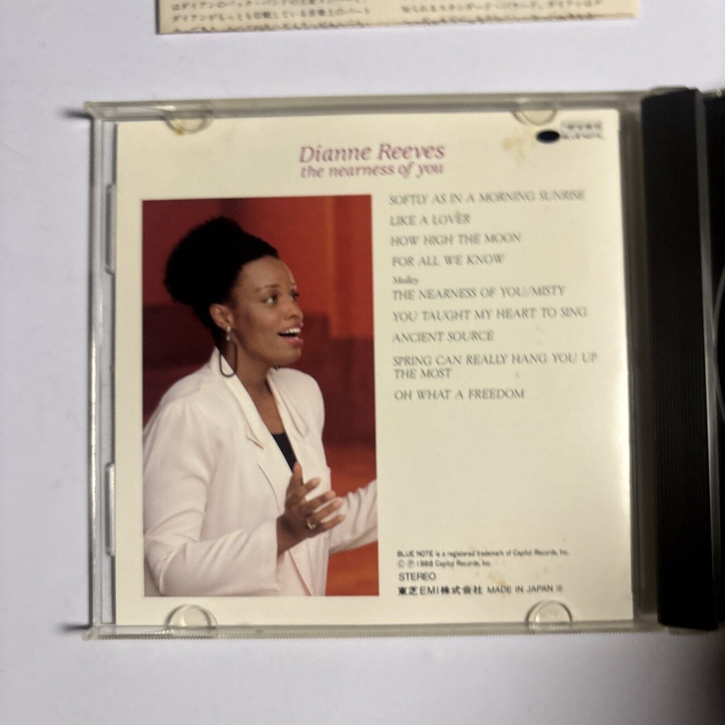 Dianne Reeves – The Nearness Of You (CD, 1988) CJ32-5020 Japan