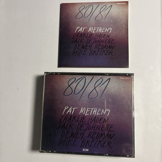 Pat Metheny, Charlie Haden, Jack DeJohnette – 80/81 (CD, 1991)