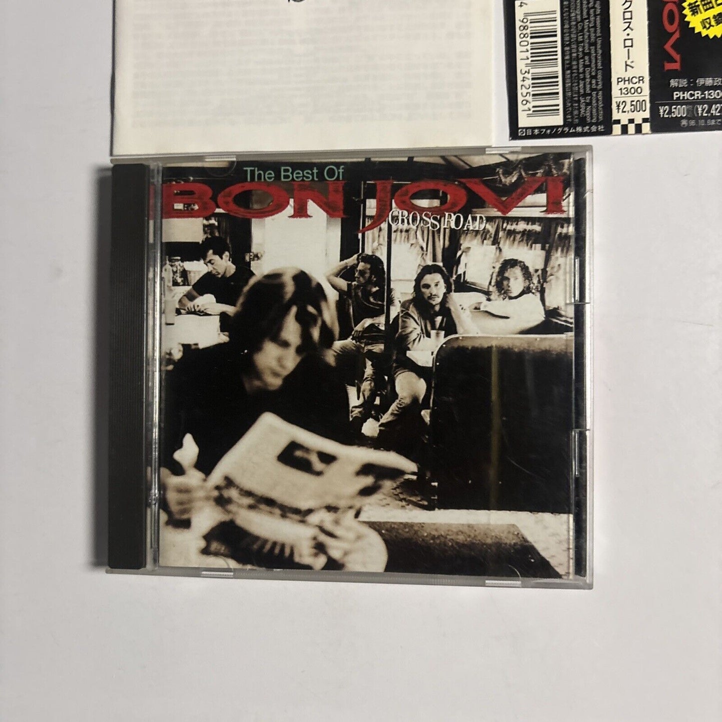 Bon Jovi – Cross Road (The Best Of Bon Jovi) (CD, 1994) phcr-1300 Japan