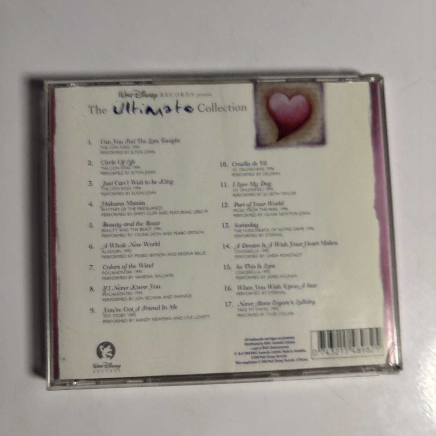Walt Disney Records –The Ultimate Collection (CD, 1998)