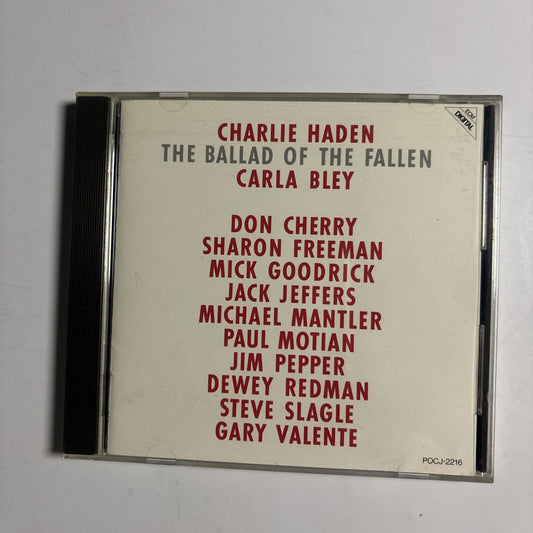 Charlie Haden – The Ballad Of The Fallen (CD, 1991) pocj-2216 Japan