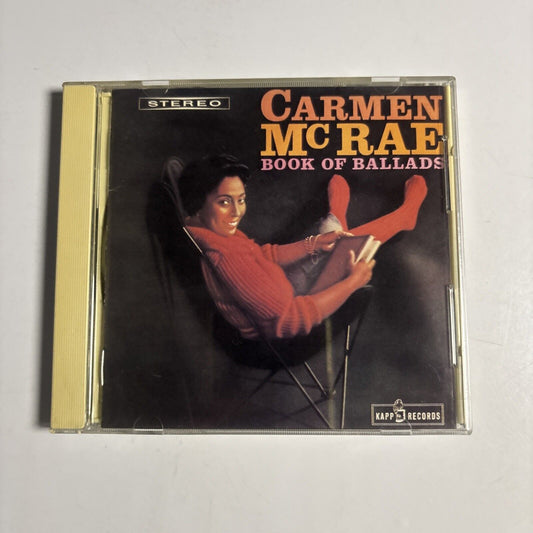 Carmen McRae – Book Of Ballads (CD, 1992) mvcm-266 Japan