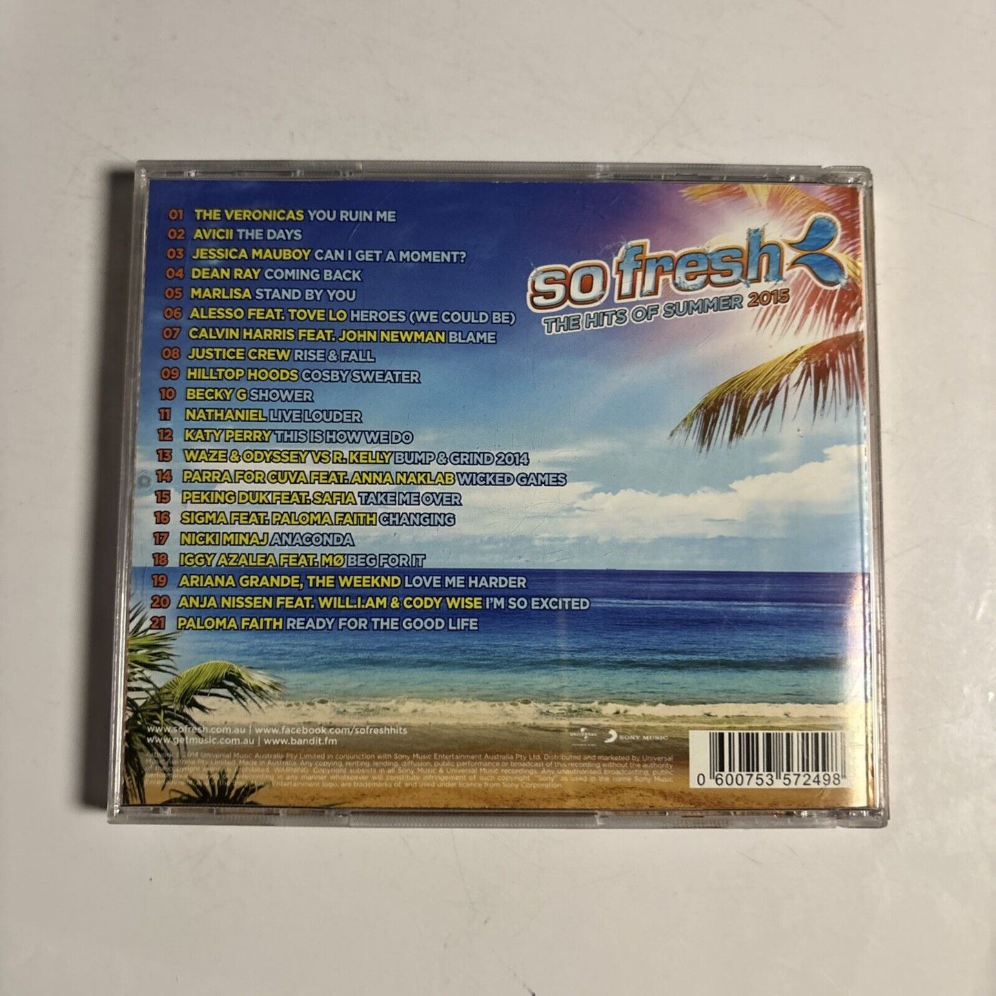 So Fresh: The Hits Of Summer 2015 (CD, 2015) 5357249