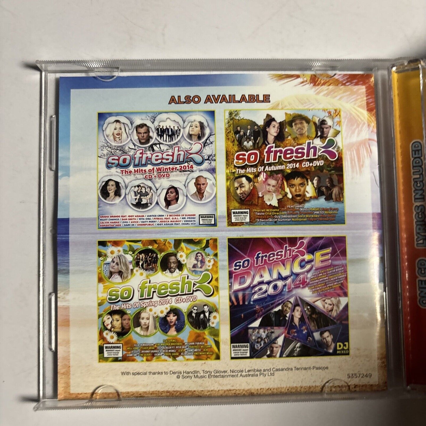 So Fresh: The Hits Of Summer 2015 (CD, 2015) 5357249