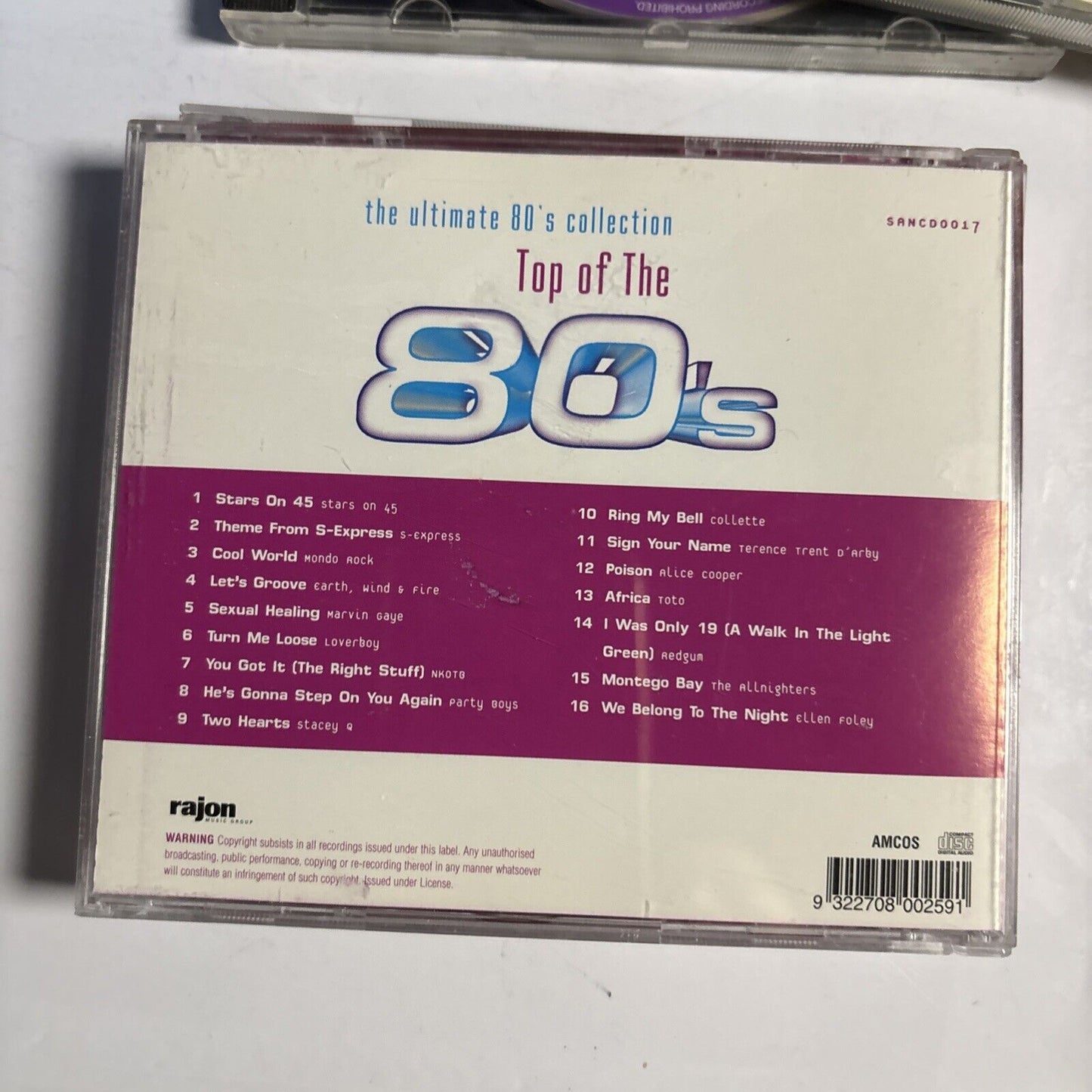The Ultimate 80's Collection (CD, 1998, 5-Disc) SAN0008