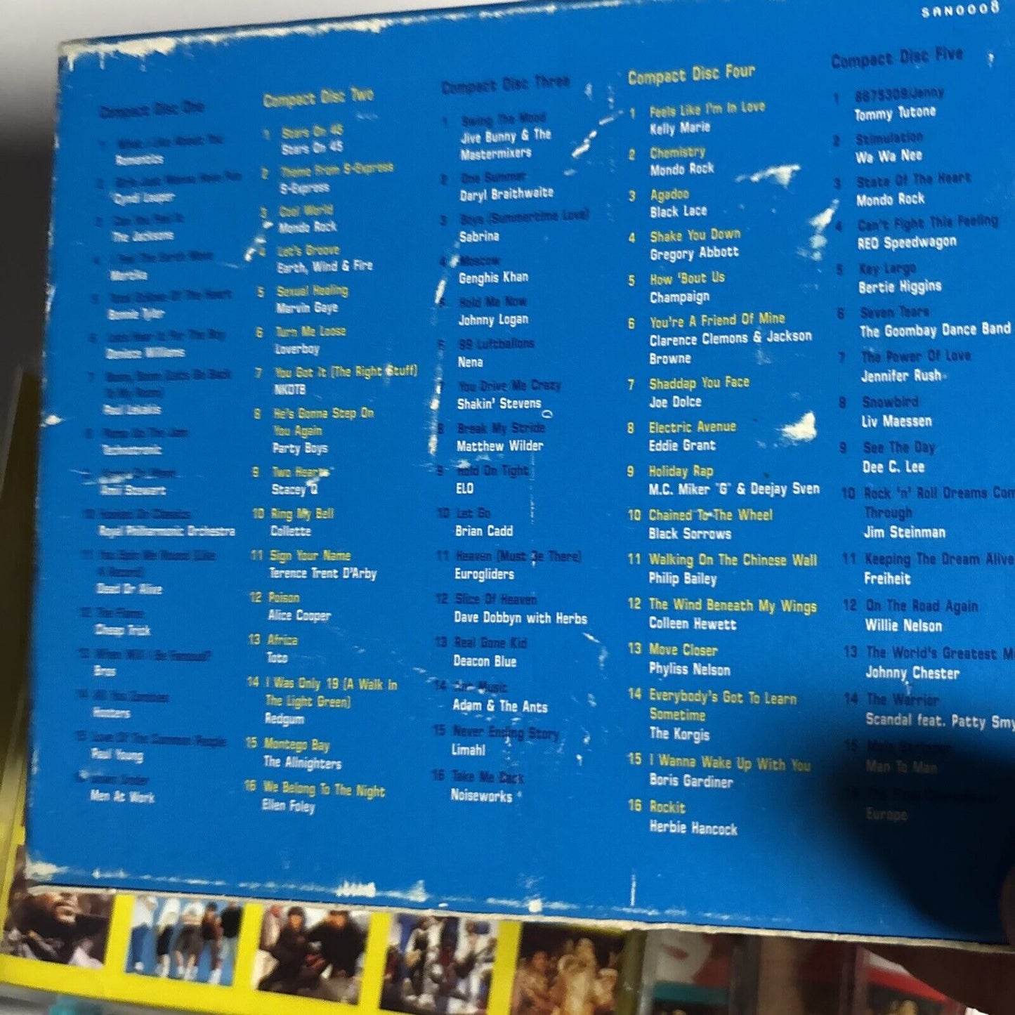 The Ultimate 80's Collection (CD, 1998, 5-Disc) SAN0008