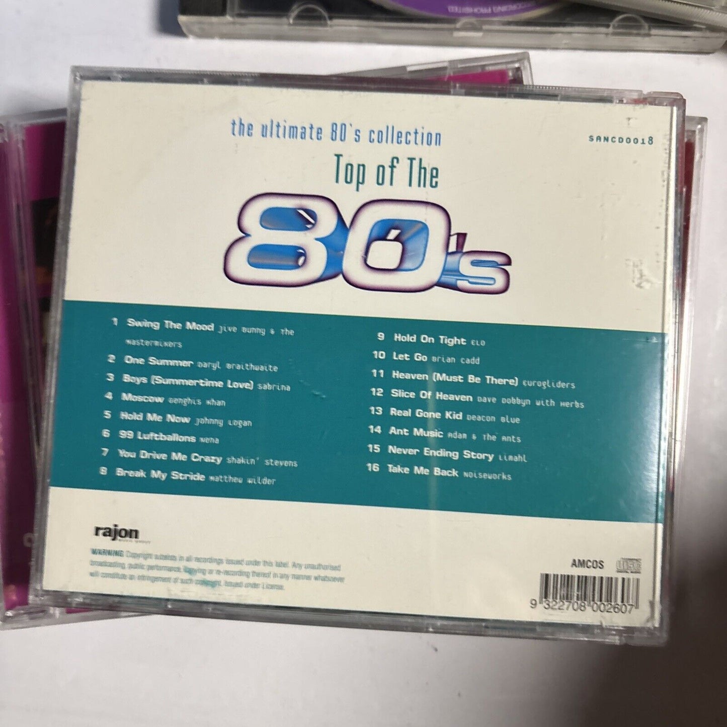 The Ultimate 80's Collection (CD, 1998, 5-Disc) SAN0008